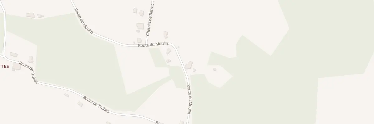 Plan du 514 Rte du Moulin à Larbey