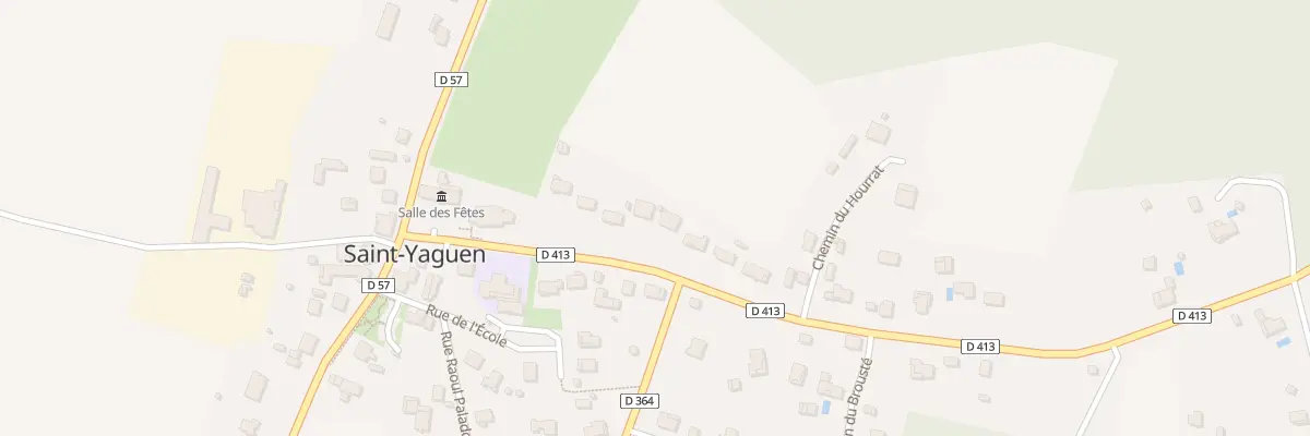Plan du 205 Rte de St Martin d’Oney à Saint-Yaguen