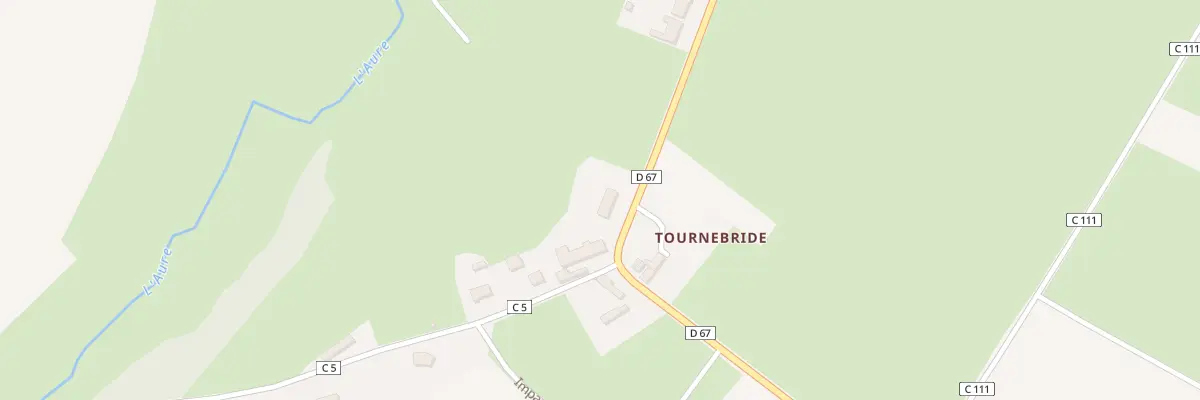 Plan du 1161 Rte de la Belle Epine Torteval à Aurseulles