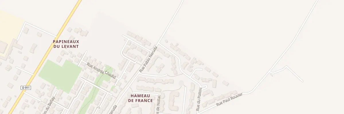 Plan du 7 Rue du Poitou à Surgères