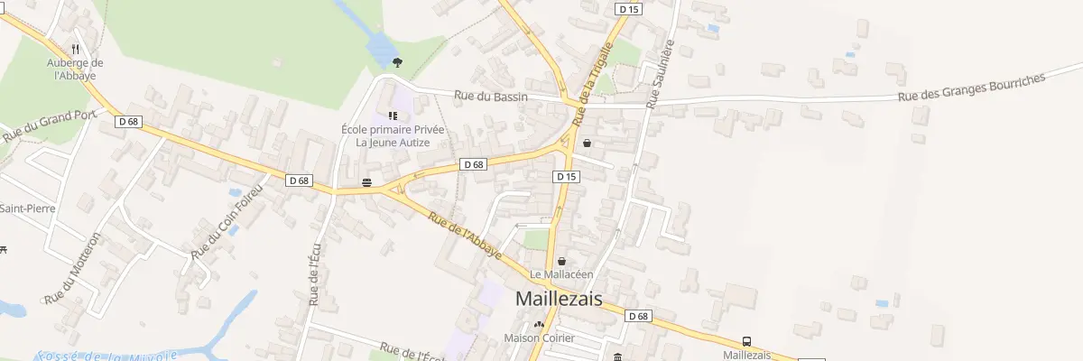 Plan du 25 Rue du Doc Daroux à Maillezais