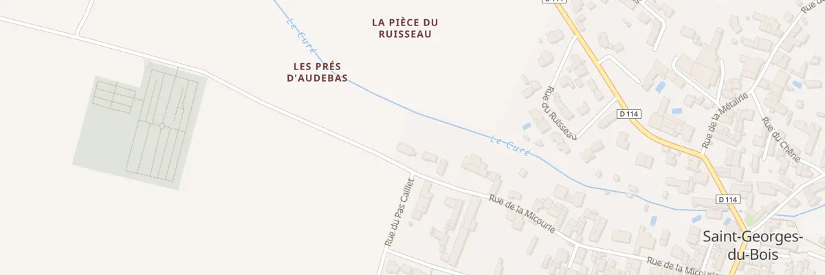 Plan du 406 Rue de la Micourie à Saint-Georges-du-Bois