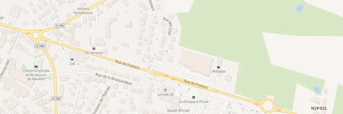 Plan du 2 Rue des Lilas à Mauléon