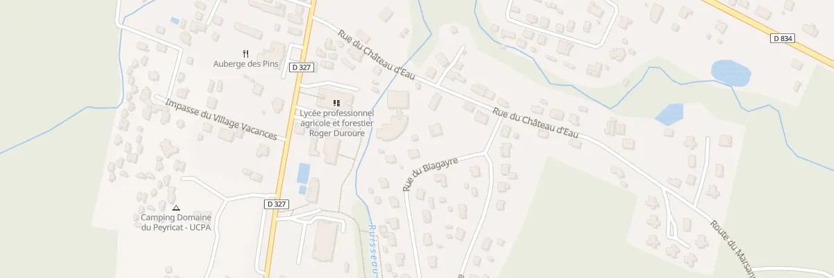 Plan du 3 Rue du Biagayre à Sabres