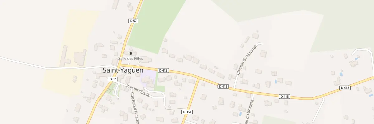 Plan du 195 Rte de St Martin d’Oney à Saint-Yaguen
