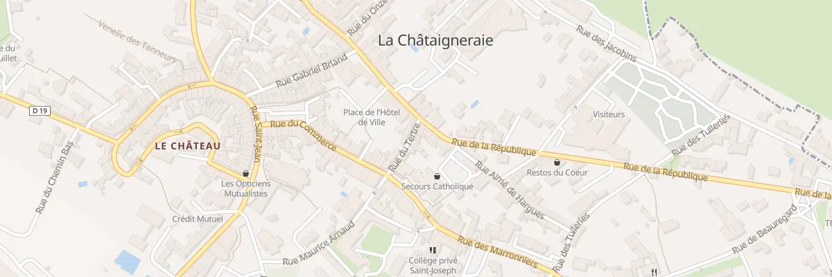 Plan du 12 Rue du tertre à La Châtaigneraie