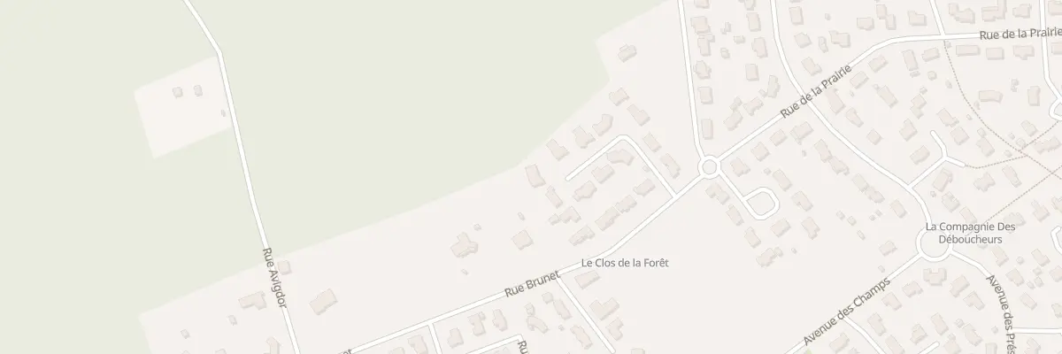 Plan du 16 All de la Pinède à Pessac