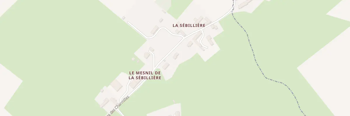 Plan du 496 Rte des Charmilles à Cahagnes