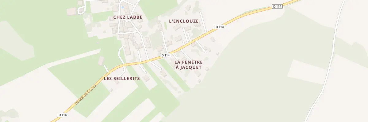Plan du 73 Rte de Cozes à Rétaud