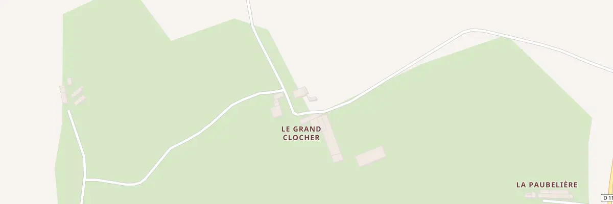 Plan du 5061 Le Grand Clocher à Origné