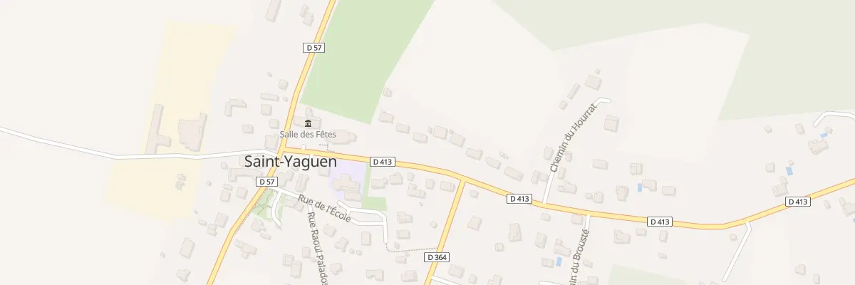 Plan du 185 Rte de St Martin d’Oney à Saint-Yaguen