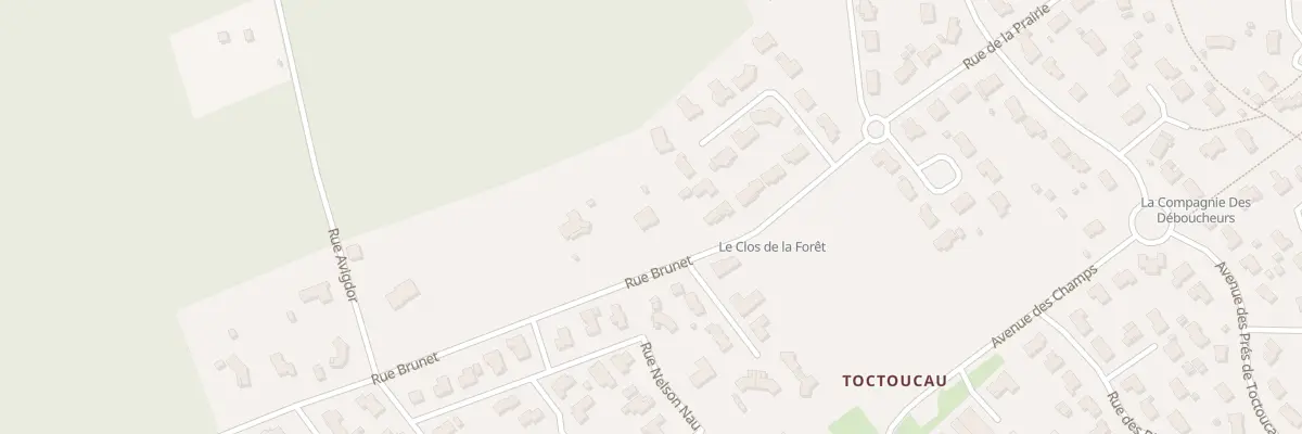 Plan du 83 Rue Brunet à Pessac