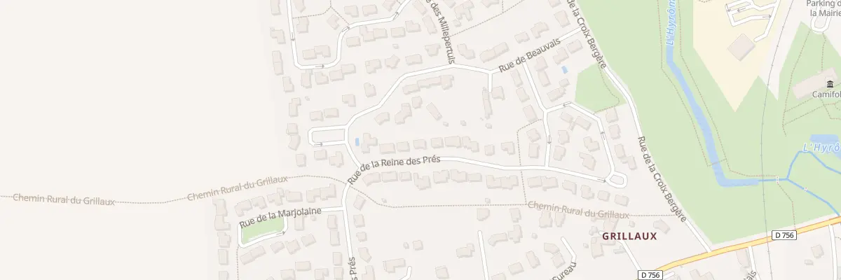 Plan du 22 Rue de la Reine des Pres à Chemillé-en-Anjou