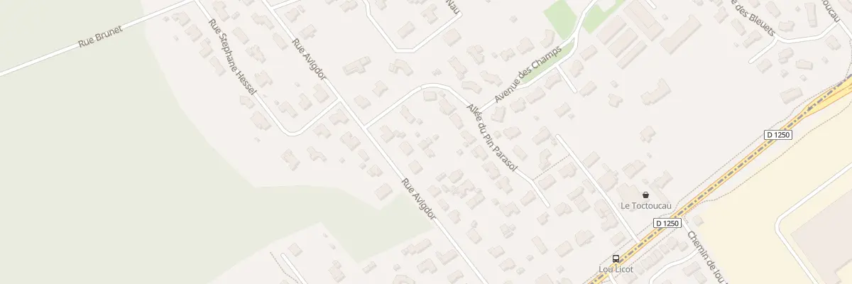 Plan du 20B Rue Avigdor à Pessac