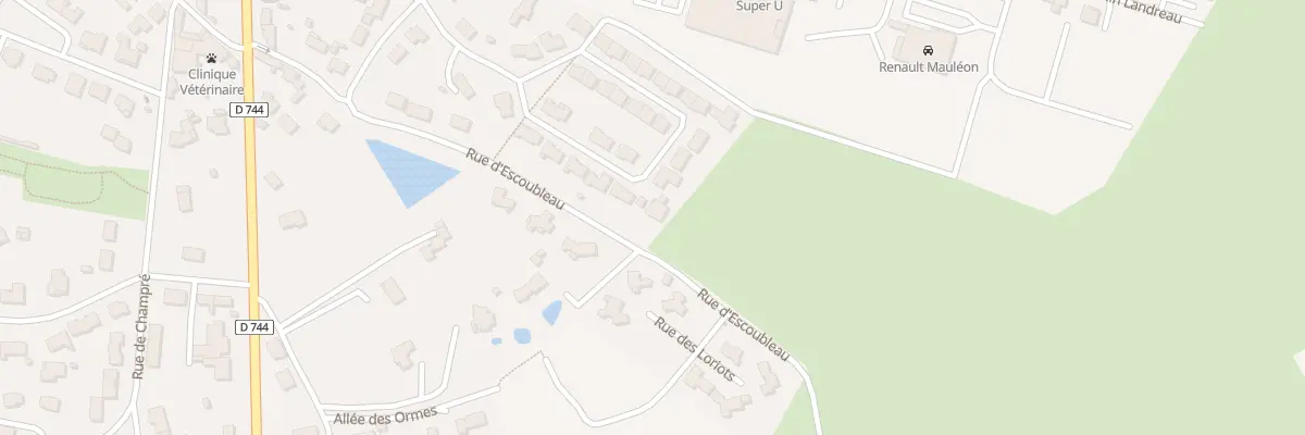 Plan du 40 Rue Cousseau de l’Epinay à Mauléon
