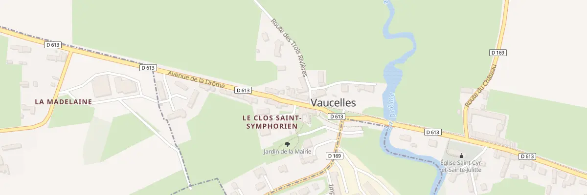 Plan du 6 Av de la Drôme à Vaucelles