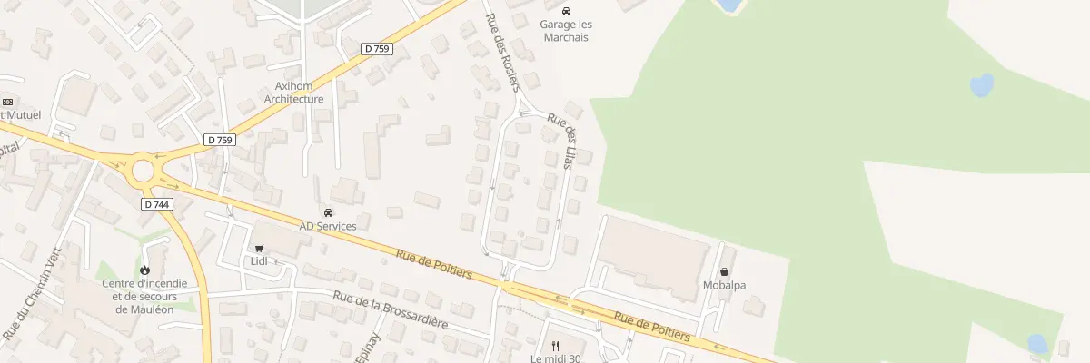 Plan du 7 Rue des Lilas à Mauléon
