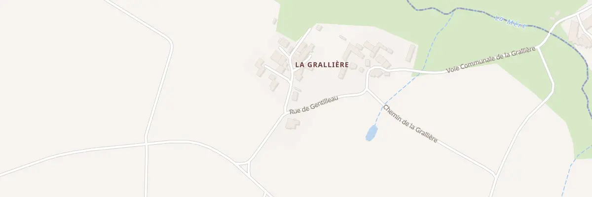 Plan du 28 Rue de la Gralière à Antigny