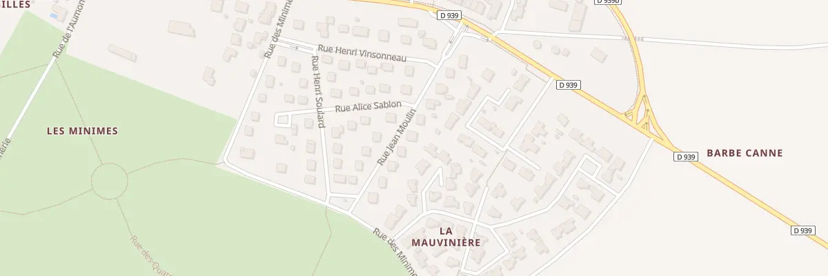 Plan du 11 Rue Jean Moulin à Surgères