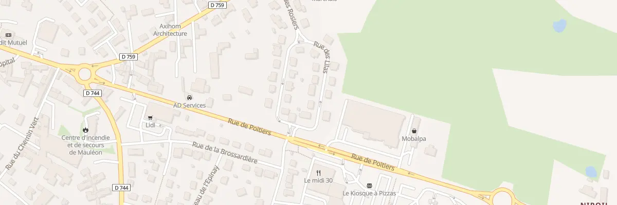 Plan du 3 Rue des Lilas à Mauléon