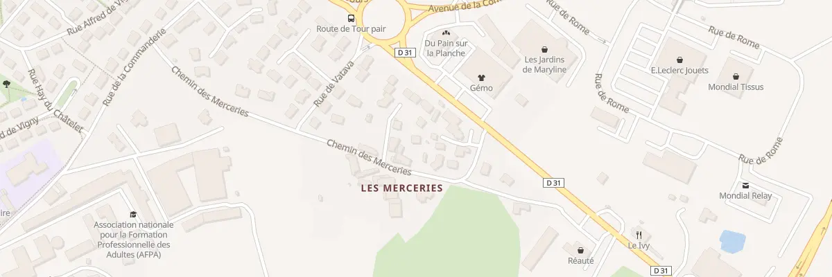 Plan du 8 Imp Merceries à Laval