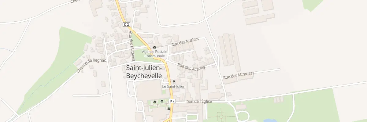 Plan du 5 Rue des Acacias à Saint-Julien-Beychevelle