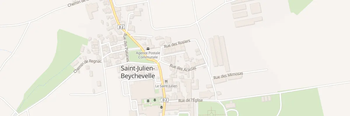 Plan du 2T Rue des Tulipes à Saint-Julien-Beychevelle