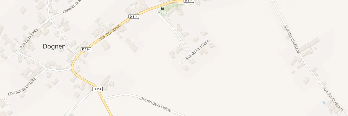 Plan du 5371 Village à Dognen