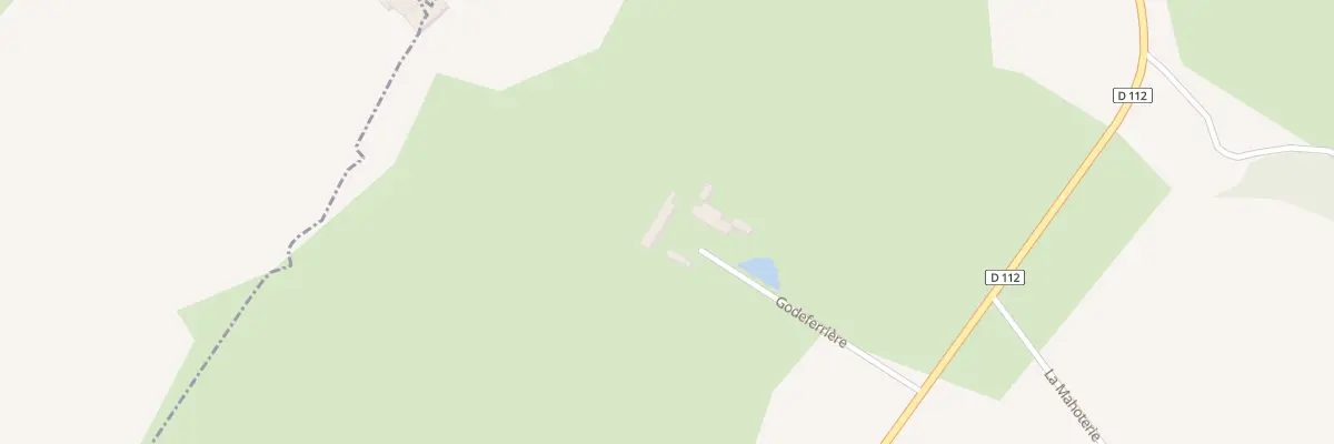 Plan du 2 La Godeferriere à Origné