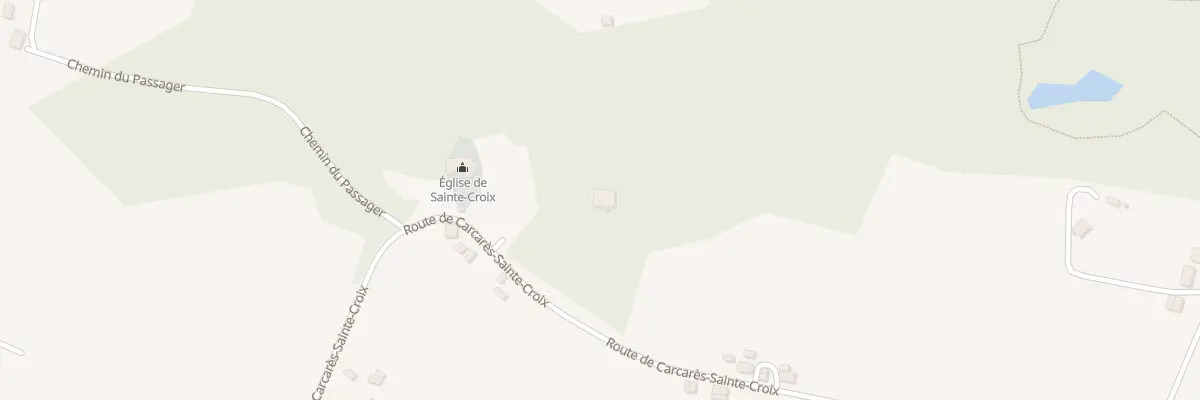 Plan du 6021 Rte de Carcarès-Sainte-Croix à Carcarès-Sainte-Croix