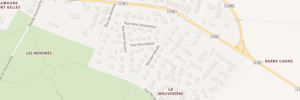 Plan du 4 Rue Jean Moulin à Surgères