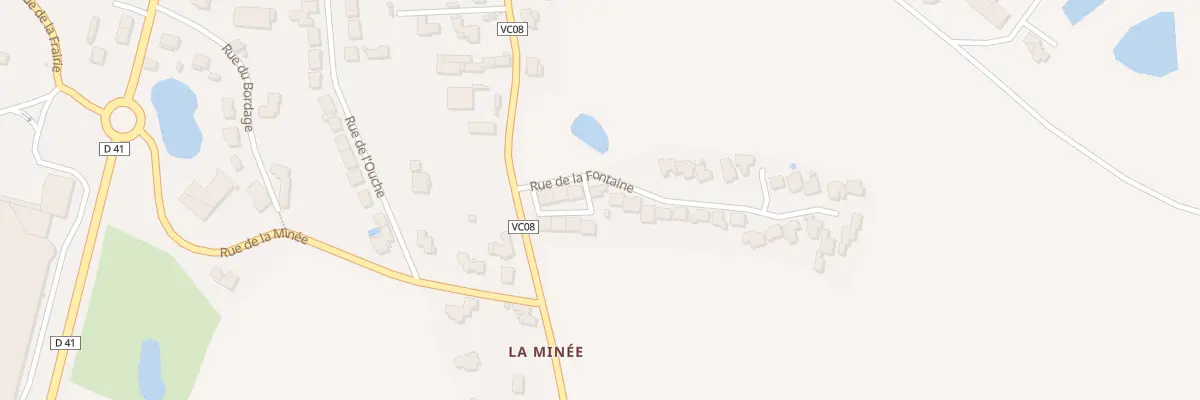 Plan du 25 Rue de la Fontaine à Saint-Pierre-des-Échaubrognes