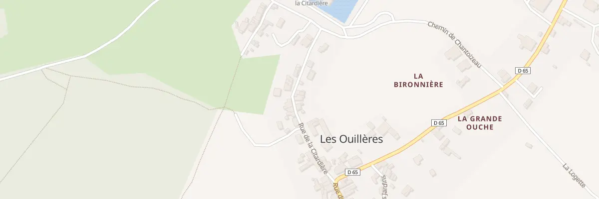 Plan du 28 Rue de la citardière à Mervent