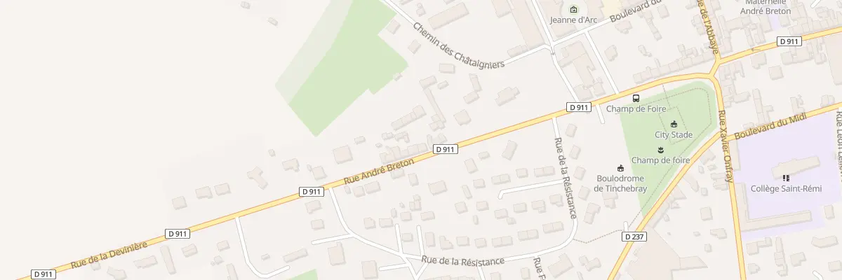 Plan du 34 Rue André Breton à Tinchebray-Bocage