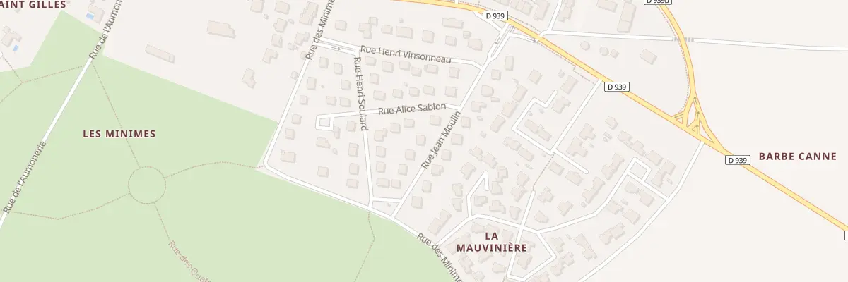 Plan du 6 Rue Jean Moulin à Surgères
