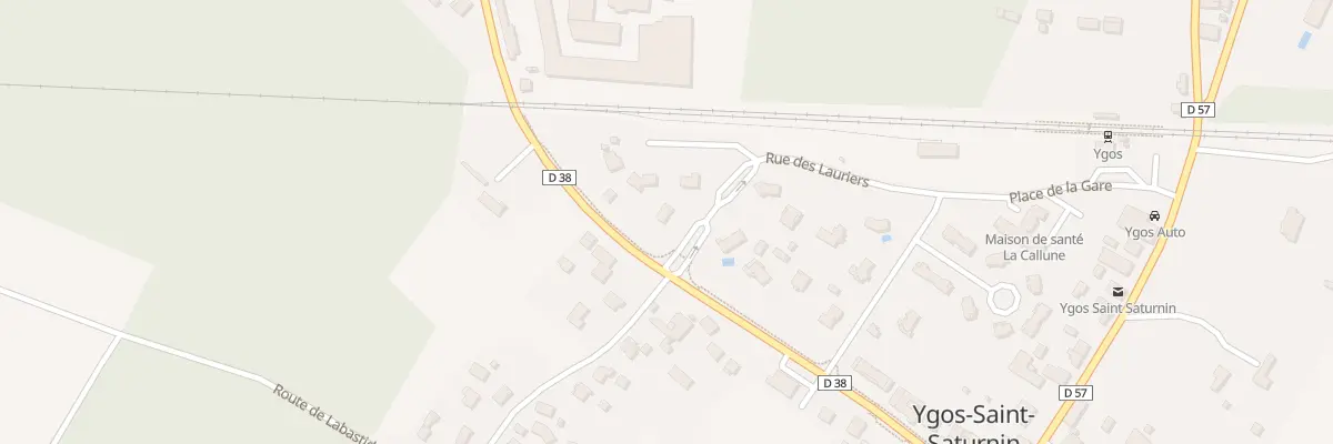 Plan du 33 Rue des Lauriers à Ygos-Saint-Saturnin