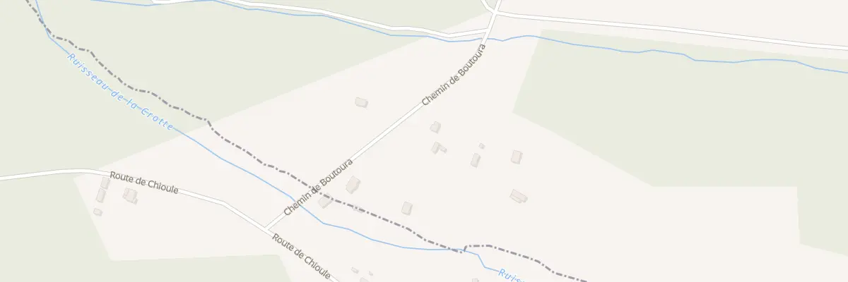Plan du 2225 Che de Boutoura à Pissos