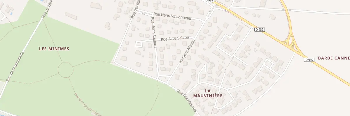 Plan du 8 Rue Jean Moulin à Surgères