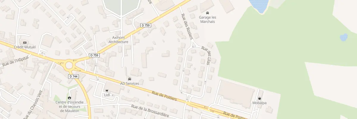 Plan du 16 Rue des Lilas à Mauléon