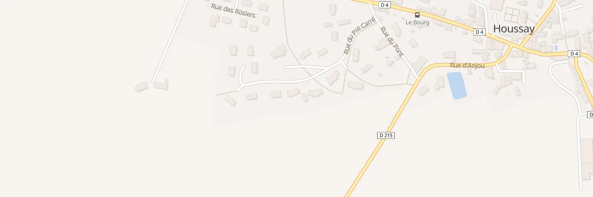 Plan du 11 Rue du Pré Carré à Houssay