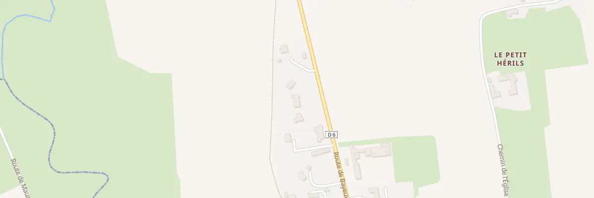 Plan du 14 Rte de Bayeux à Maisons