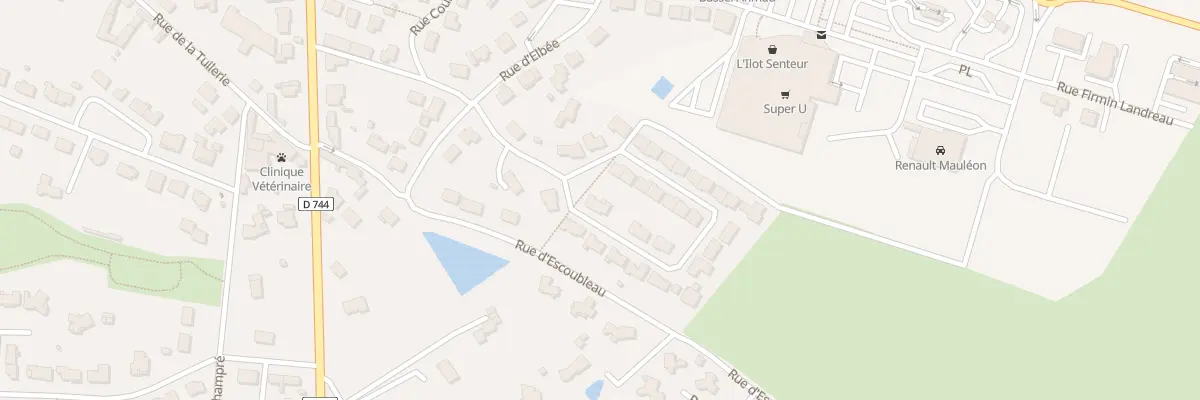 Plan du 25 Rue Cousseau de l’Epinay à Mauléon