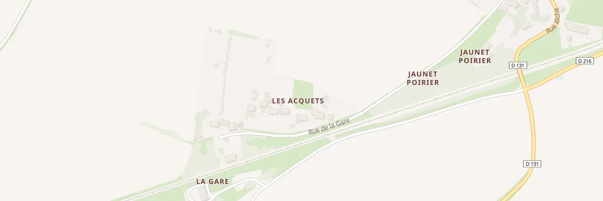 Plan du 36 Rue de la Gare à Varzay