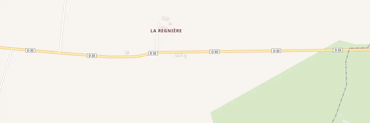 Plan du 12 La Régnière à Brecé