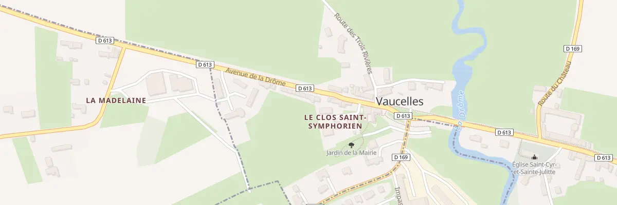 Plan du 9 Av de la Drôme à Vaucelles