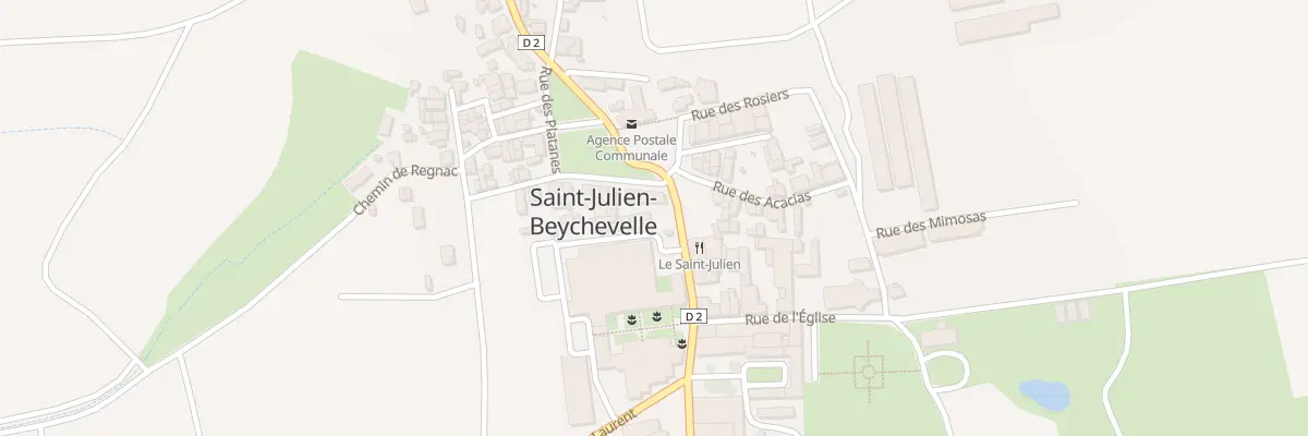 Plan du 34 Rue de St Julien à Saint-Julien-Beychevelle