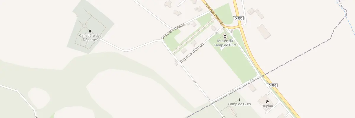 Plan du 6 Imp d’Ossau à Gurs
