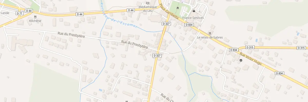 Plan du 6 Rue du Presbytère à Sabres