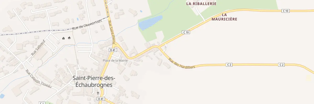 Plan du 22 Rue des Hardilliers à Saint-Pierre-des-Échaubrognes