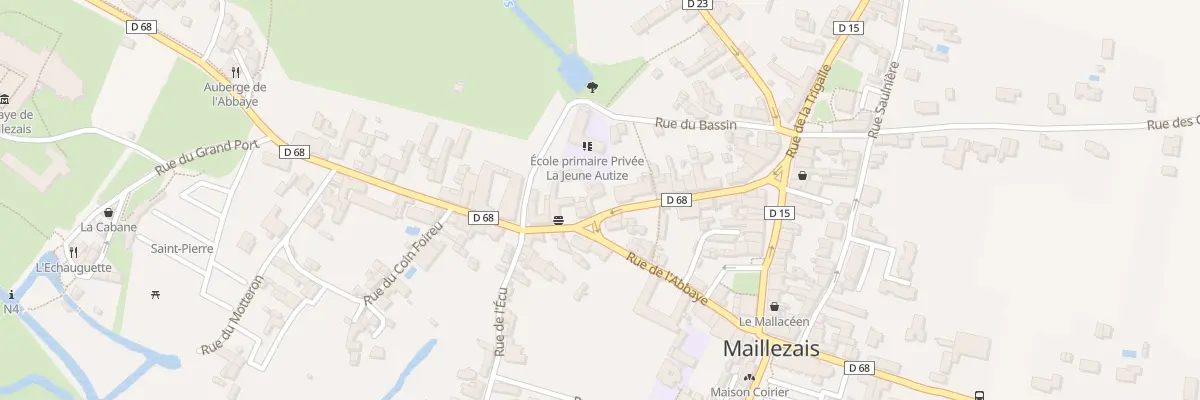 Plan du 26 Rue des halles à Maillezais